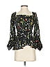 Alexis 100% Polyester Green Long Sleeve Blouse Size S - photo 1