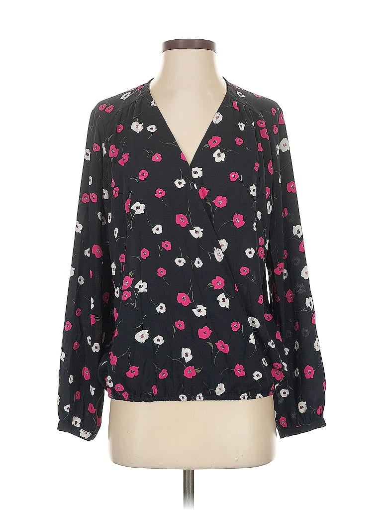 Pre-owned 41hawthorn Long Sleeve Blouse In Black