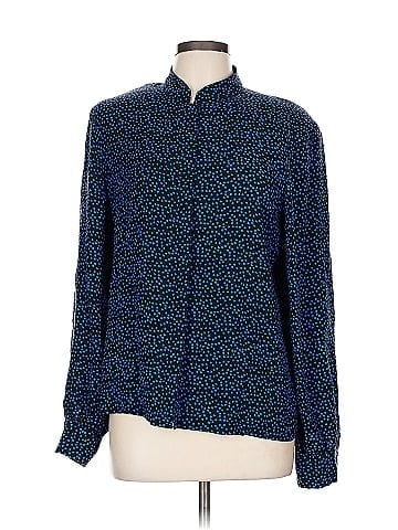Carlisle Long Sleeve Silk Top (view 1)