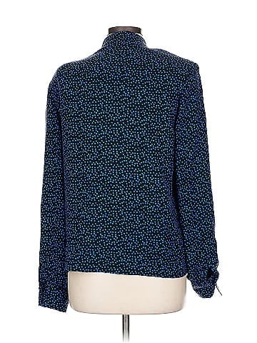 Carlisle Long Sleeve Silk Top (view 2)