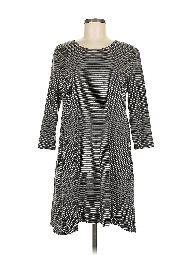 Pre-owned Garnet Hill Casual Dress In Gray