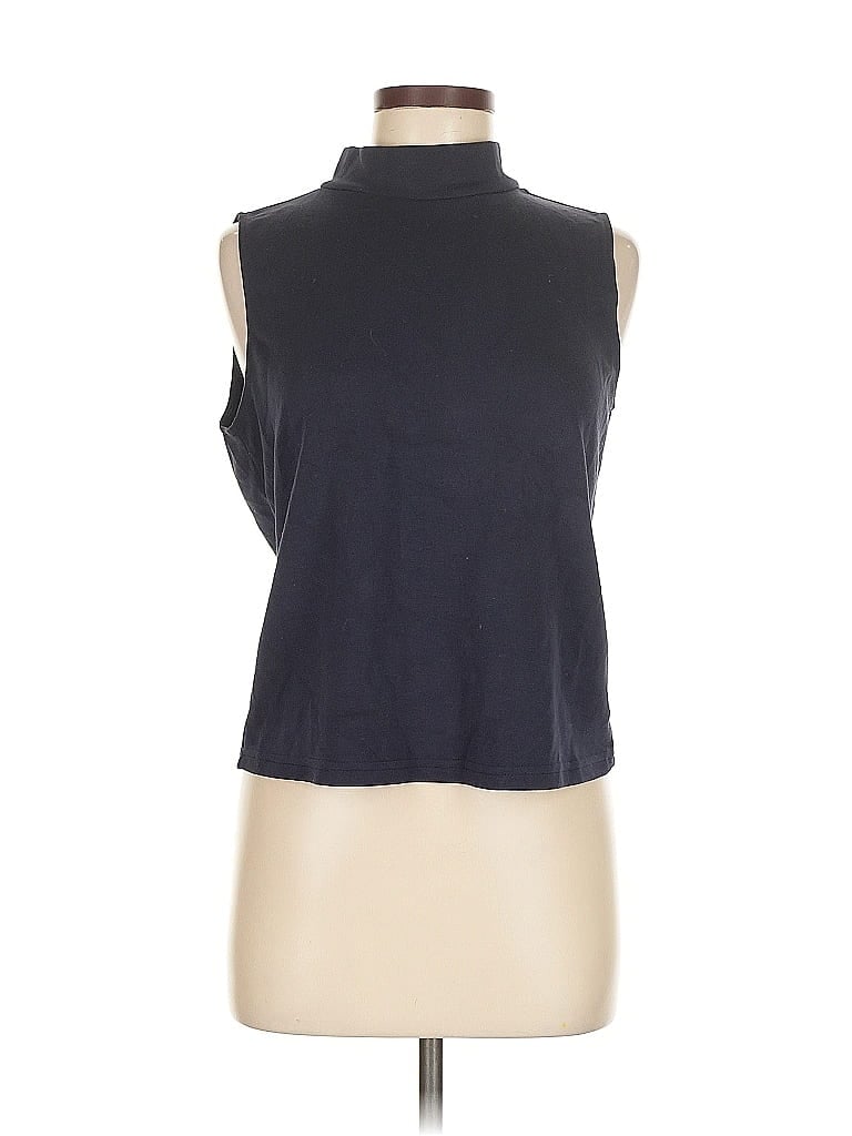 Pre-owned Assorted Brands Sleeveless T-shirt In Blue