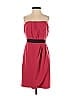 Theory Solid Red Pink Cocktail Dress Size 2 - photo 1
