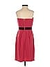 Theory Solid Red Pink Cocktail Dress Size 2 - photo 2