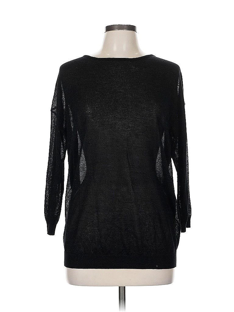 Pre-owned Mng Suit 3/4 Sleeve T-shirt In Black