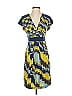 BCBGMAXAZRIA Print Blue Cocktail Dress Size XXS - photo 1
