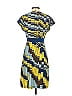 BCBGMAXAZRIA Print Blue Cocktail Dress Size XXS - photo 2