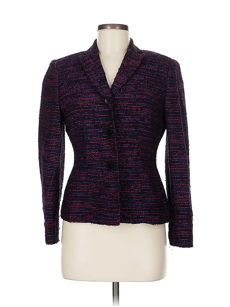 Pre-owned Kasper A.s.l. Blazer Jacket In Purple