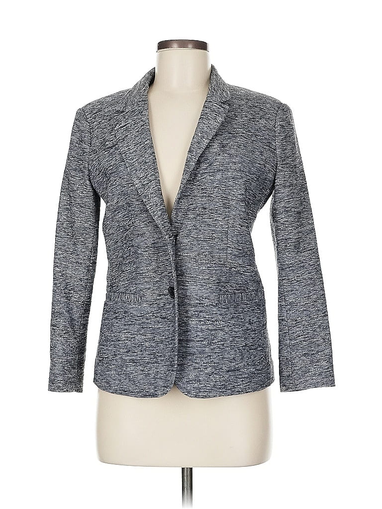 Pre-owned Lucky Brand Blazer Jacket In Gray