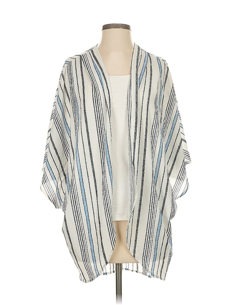 Pre-owned Line Kimono In White