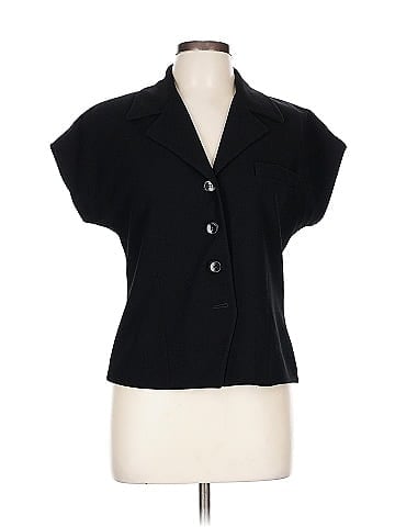 Linda Allard Ellen Tracy Short Sleeve Blouse (view 1)