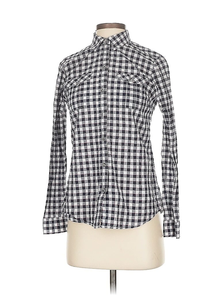 EDDIE BAUER Pre-owned Long Sleeve Button Down Shirt In Gray