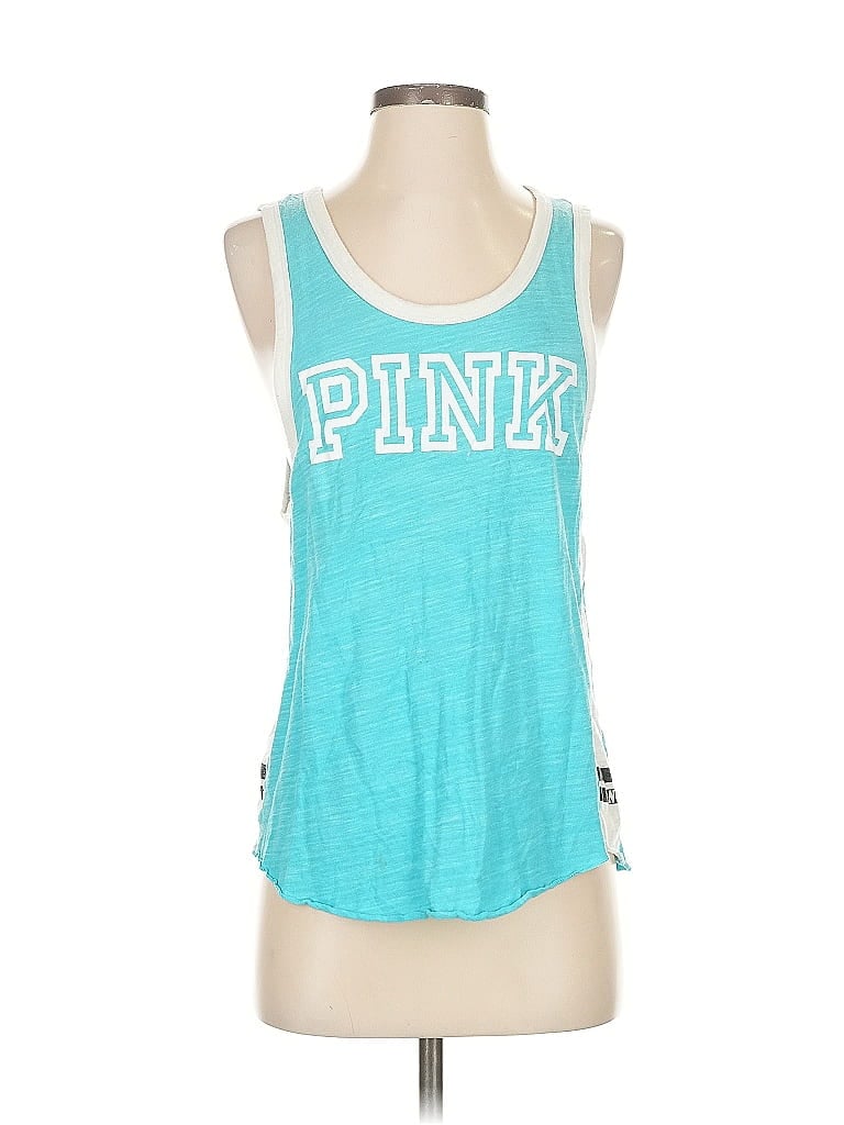 Pre-owned Victoria's Secret Pink Tank Top Pink Halter Neckline Tops