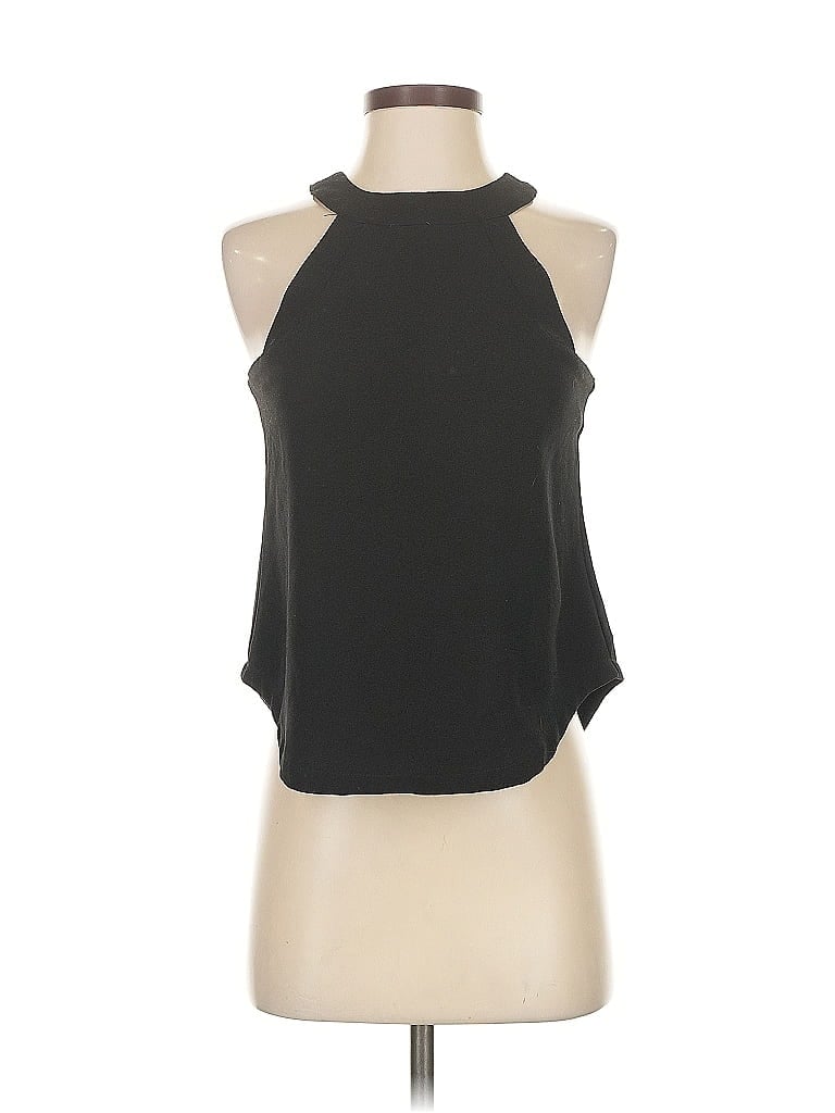 Pre-owned Joa Sleeveless Blouse In Black