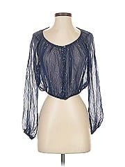Love Shack Fancy 3/4 Sleeve Silk Top