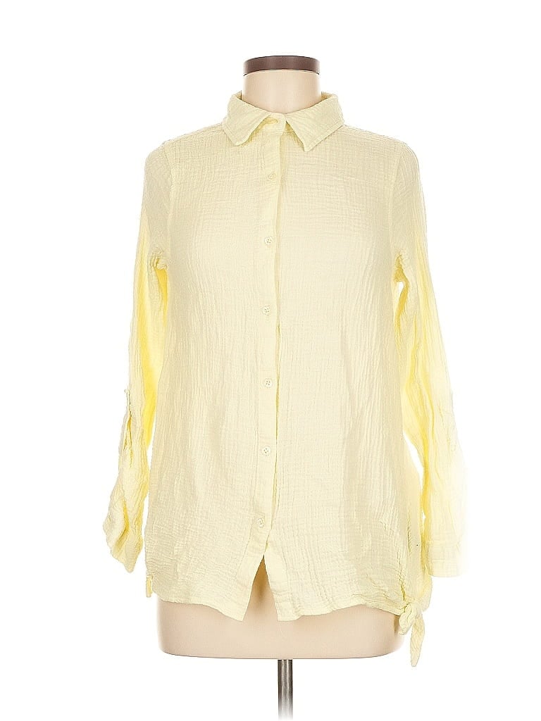 ZAC & RACHEL Pre-owned Long Sleeve Blouse In Yellow