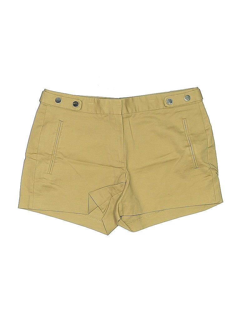 Pre-owned Zara Basic Khaki Shorts In Yellow