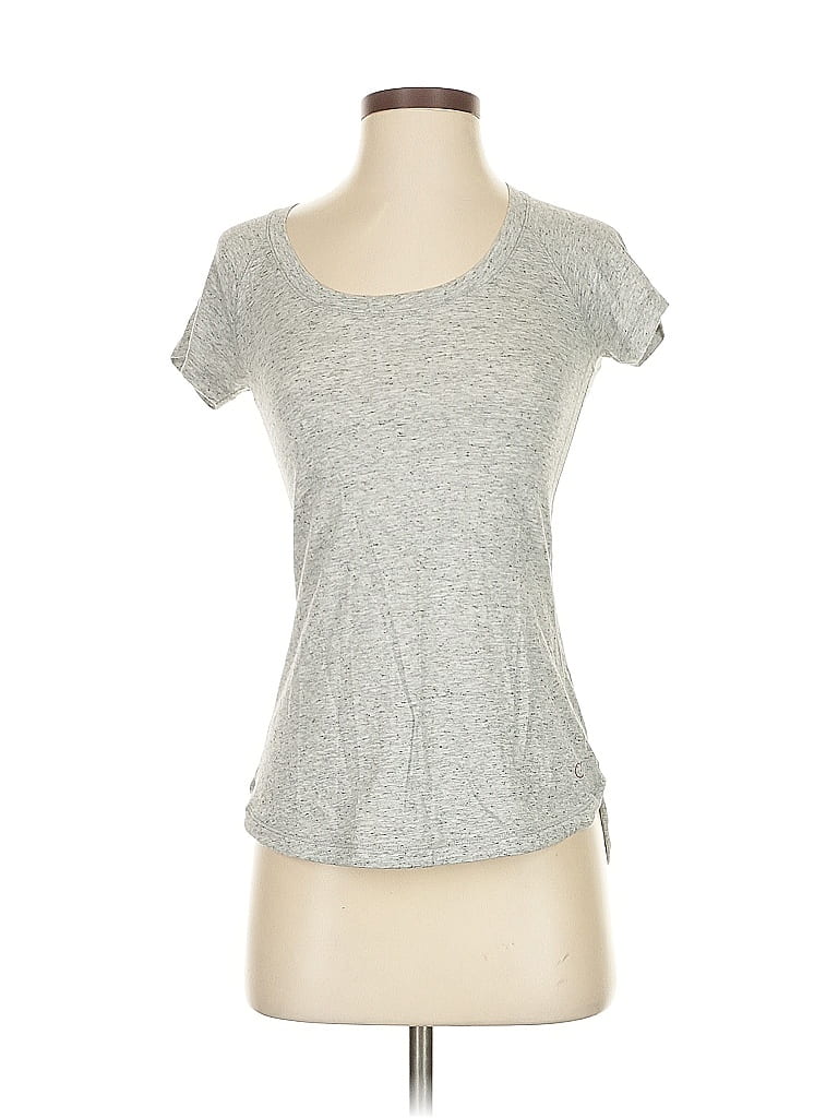 Pre-owned Calia By Carrie Underwood Short Sleeve T-shirt In Gray