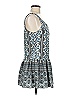 En Creme 100% Polyester Blue White Sleeveless Blouse Size M - photo 4