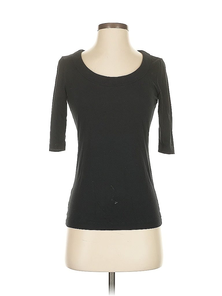 ANN TAYLOR Pre-owned 3/4 Sleeve T-shirt In Black