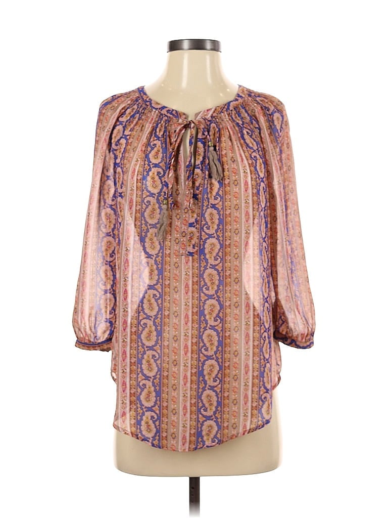 Pre-owned Daniel Rainn 3/4 Sleeve T-shirt In Purple