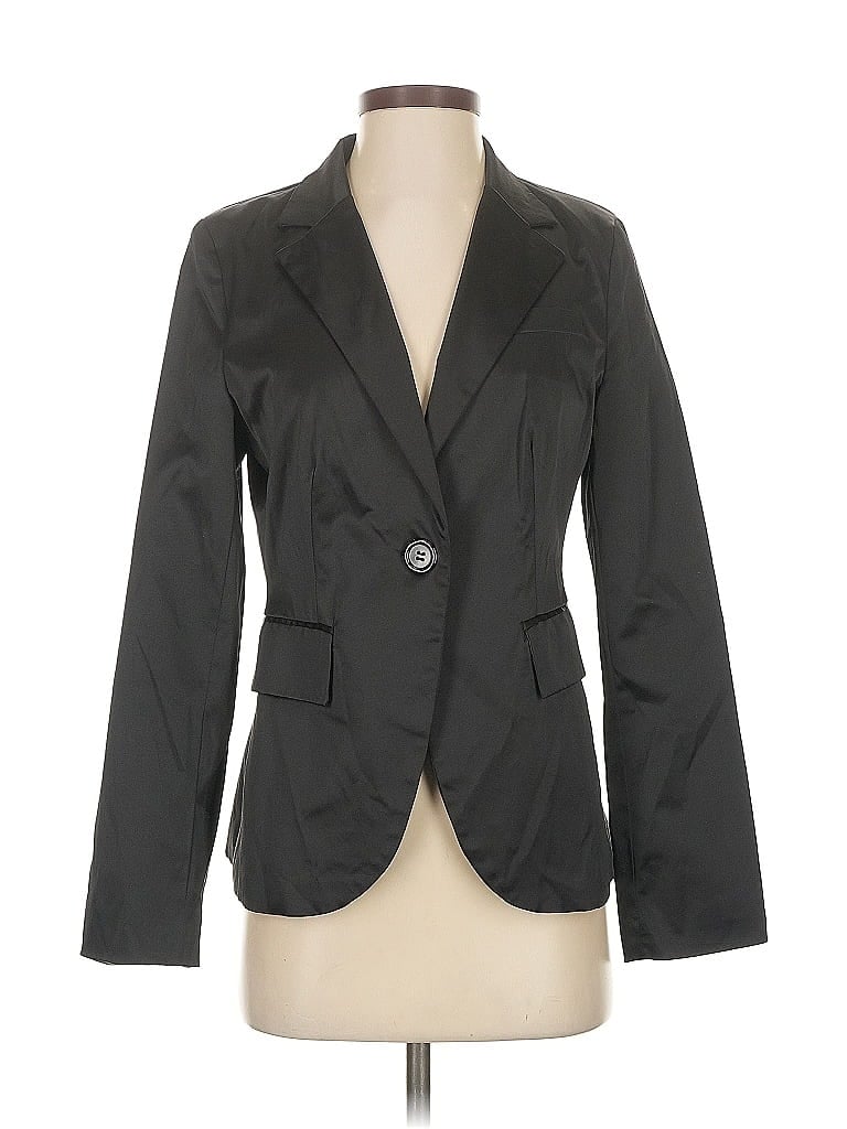 Pre-owned Assorted Brands Blazer Jacket In Black