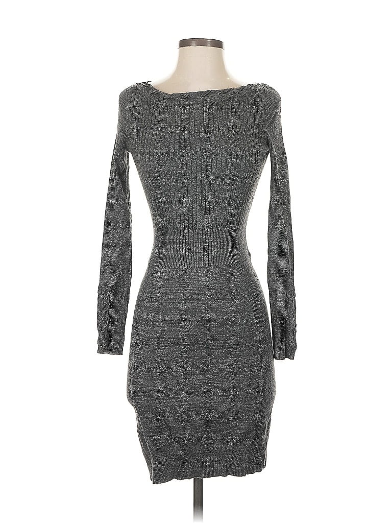 Pre-owned Caché Casual Dress In Gray