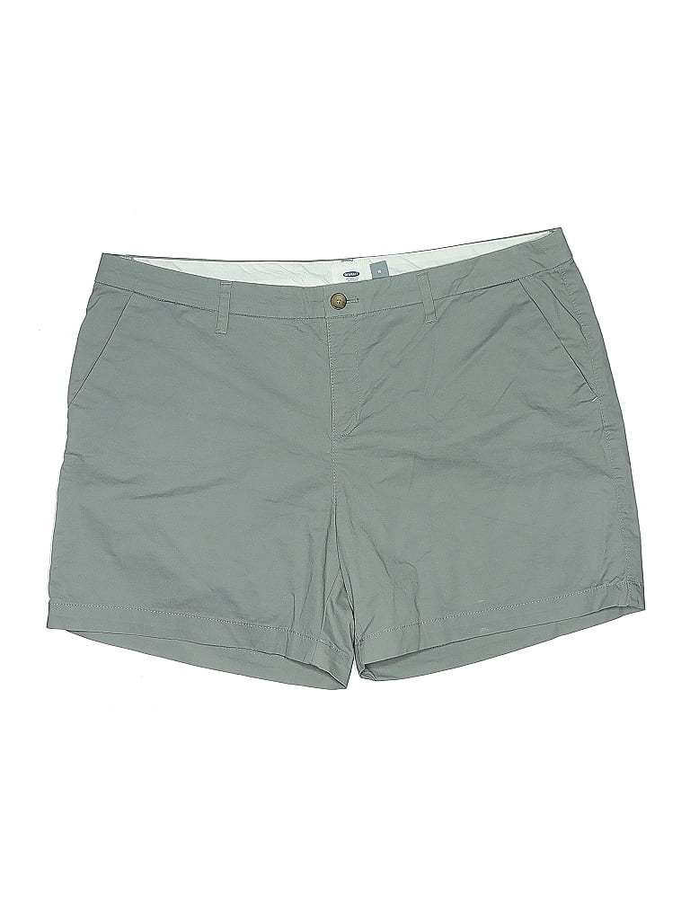 Pre-owned Old Navy Khaki Shorts In Gray