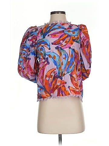 FARM Rio Short Sleeve Blouse (view 1)