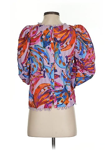 FARM Rio Short Sleeve Blouse (view 2)