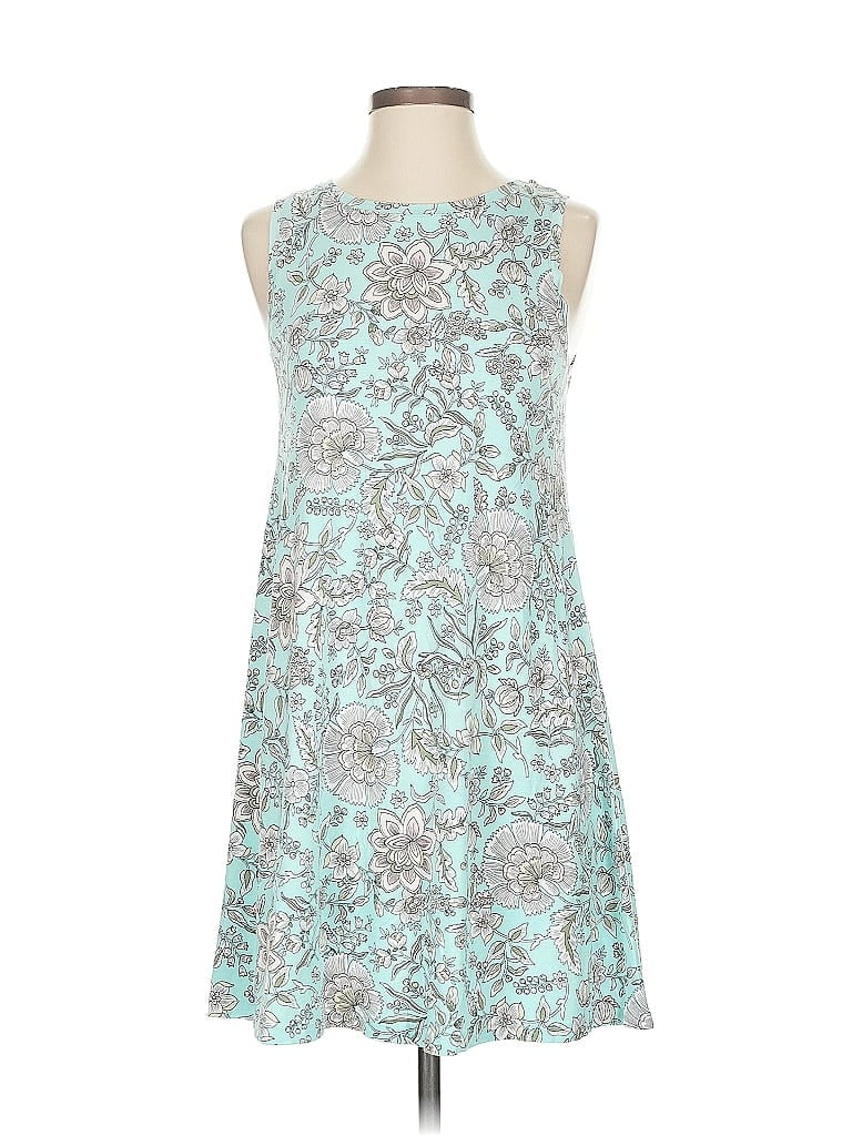 Pre-owned Ann Taylor Loft Outlet Cocktail Dress In Blue