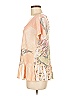 Style&Co Floral Pink Orange Short Sleeve T-Shirt Size M - photo 5