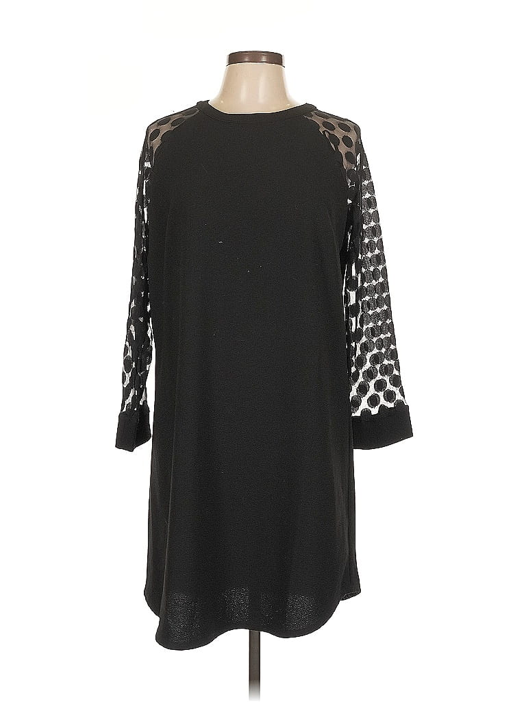 Pre-owned En Focus Studio Casual Dress In Black