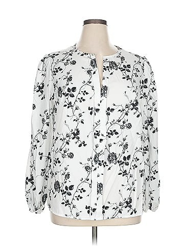 Shein Curve Long Sleeve Blouse (view 1)