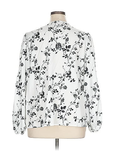 Shein Curve Long Sleeve Blouse (view 2)