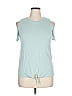 Rumi + Ryder Teal Short Sleeve Top Size XL - photo 1
