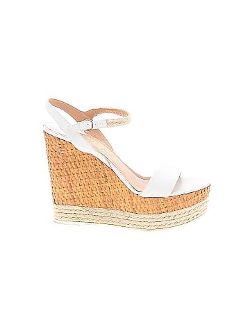 Salvatore Ferragamo Leather Espadrille Wedges (view 1)