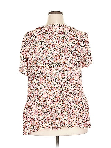 Indigo Rose Short Sleeve Blouse (view 2)
