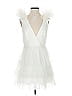 ML Monique Lhuillier 100% Polyester White Cocktail Dress Size 4 - photo 1