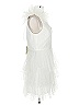 ML Monique Lhuillier 100% Polyester White Cocktail Dress Size 4 - photo 3