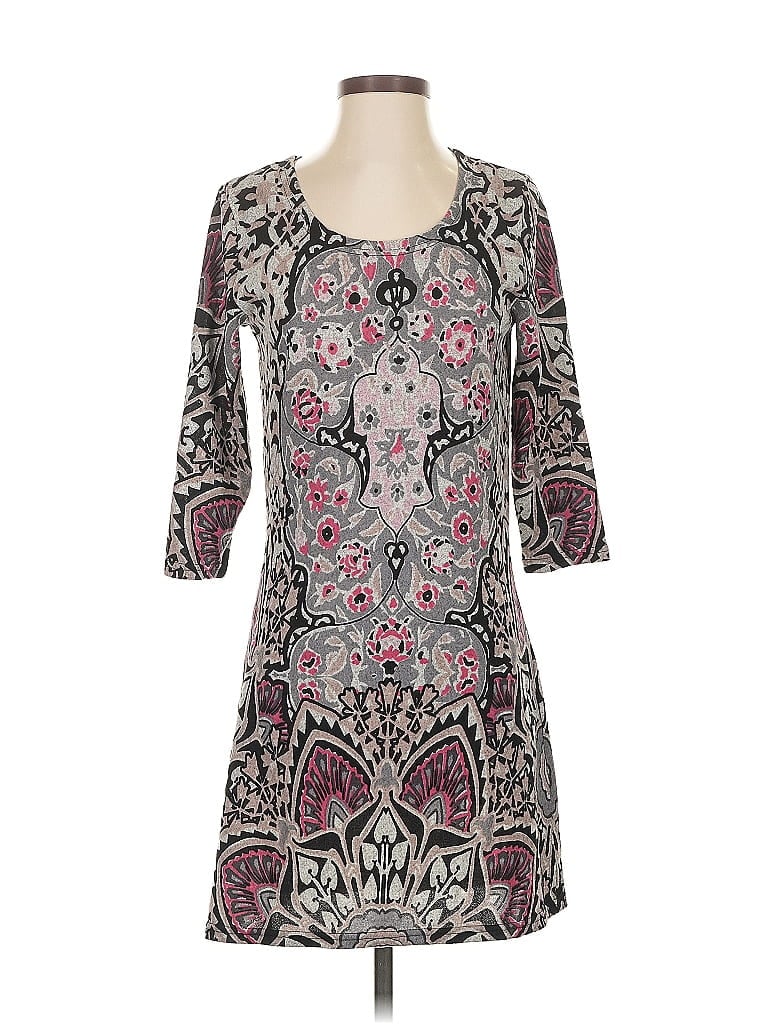 Pre-owned Papillon Casual Dress In Gray