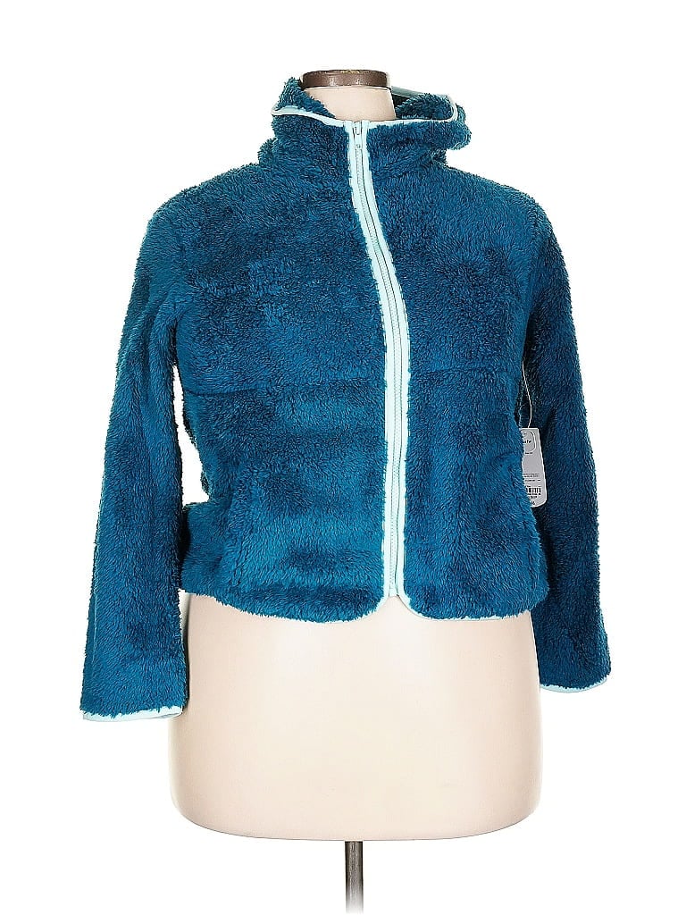 Pre-owned Xersion Cardigan Sweater In Blue