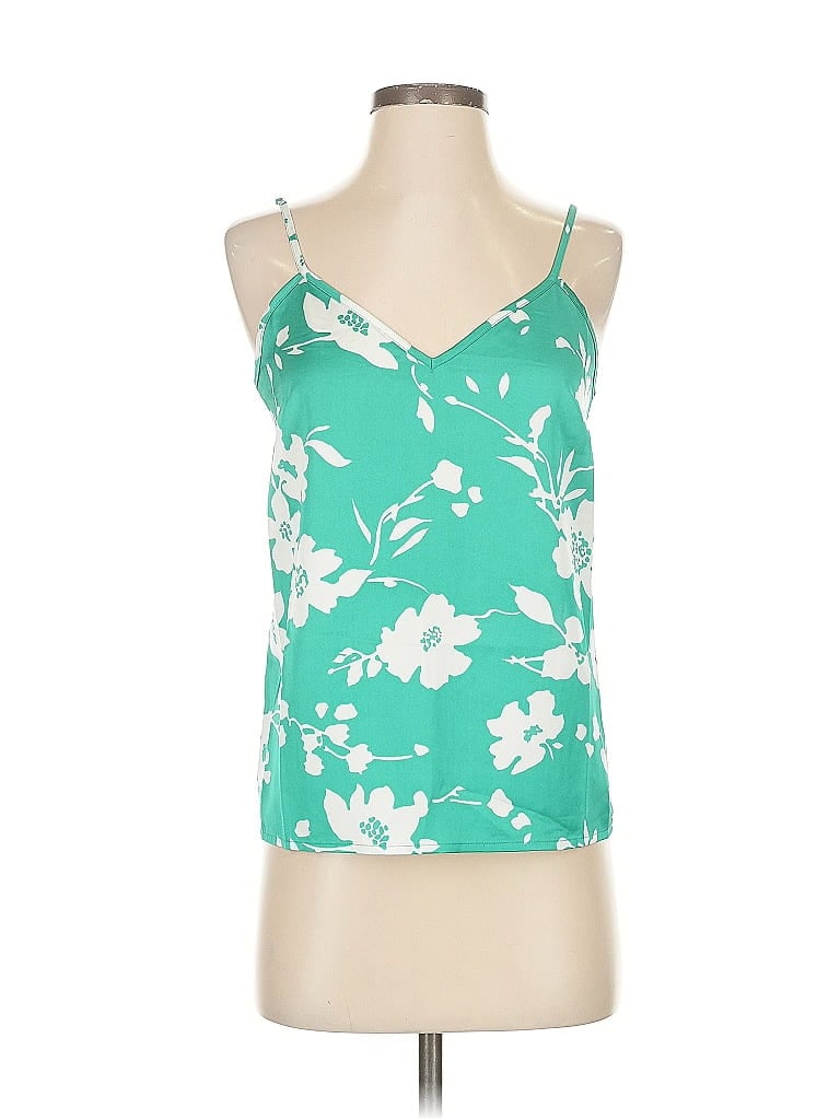 Pre-owned J.crew Factory Store Sleeveless Top Green Halter Neckline Tops
