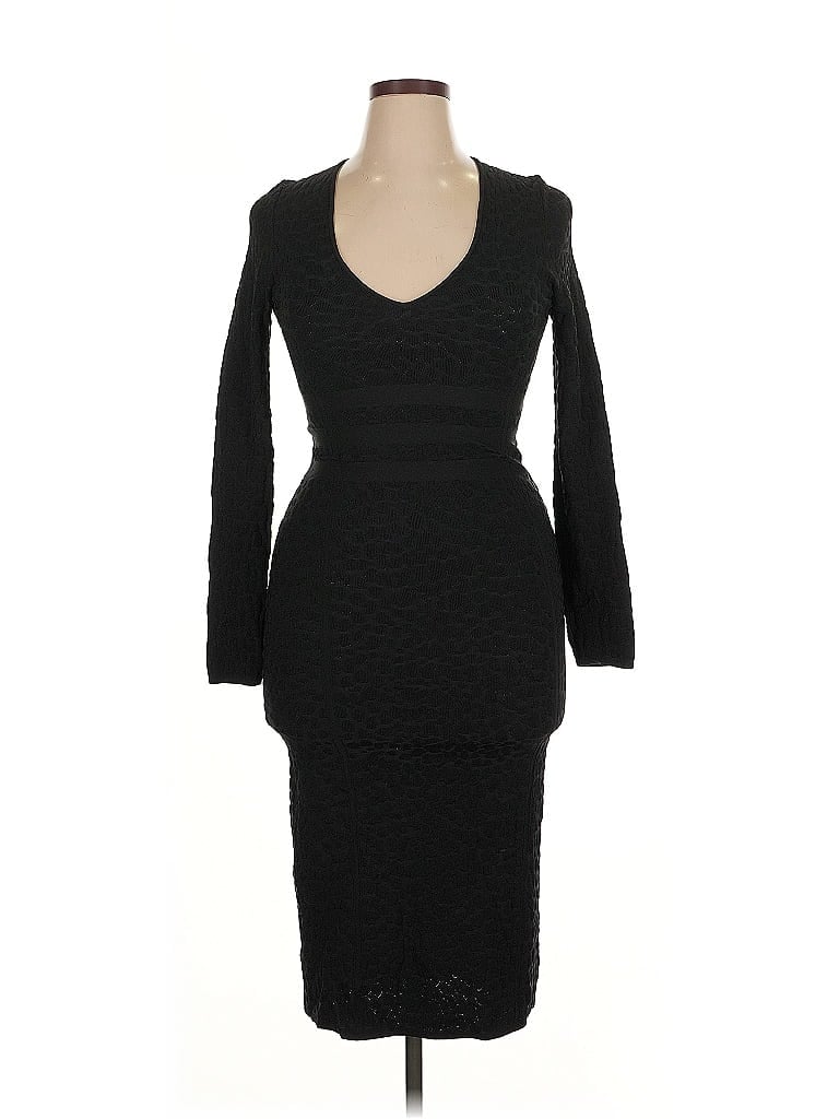Pre-owned Good American Cocktail Dress In Black