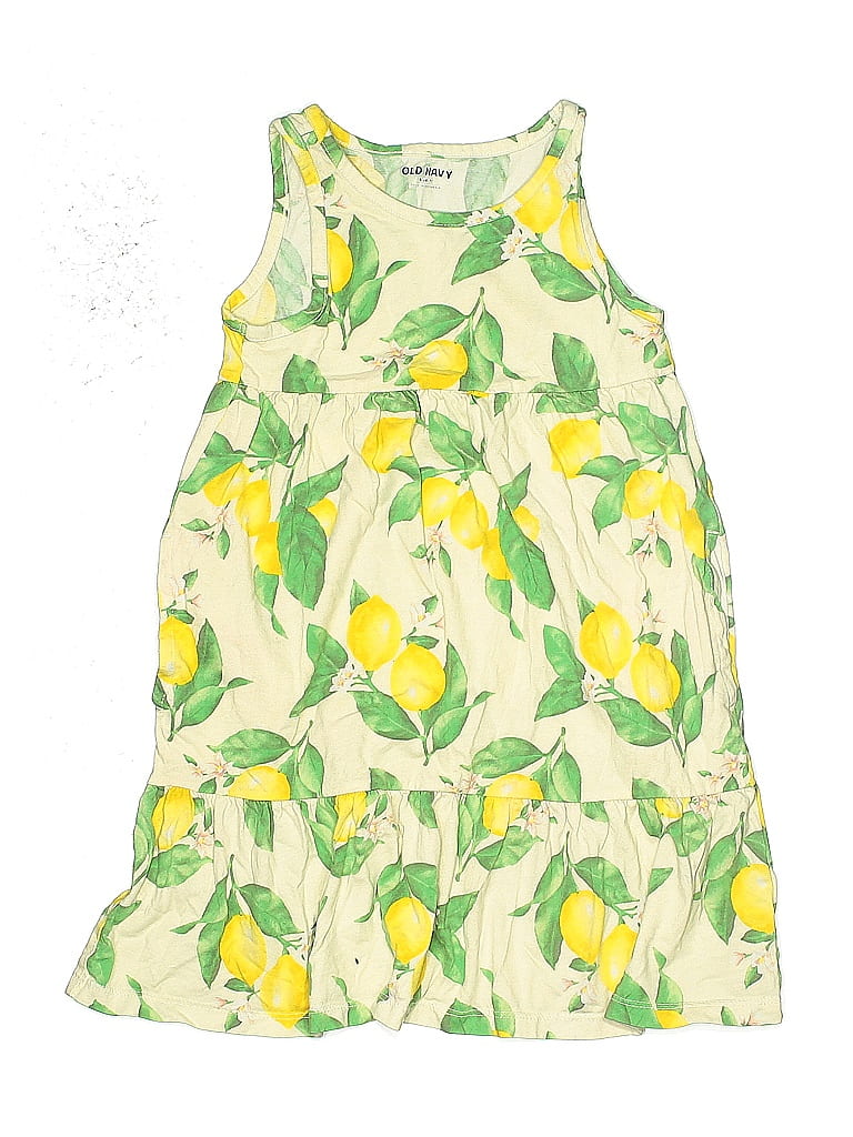 OLD NAVY Pre-owned Kids' Dress In Yellow