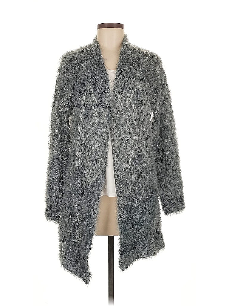 EDDIE BAUER Pre-owned Cardigan Sweater In Gray