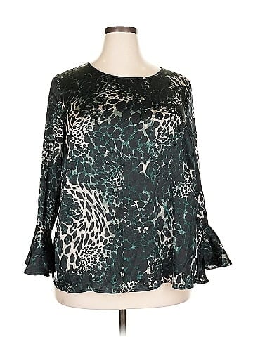 Ellos Long Sleeve Blouse (view 1)