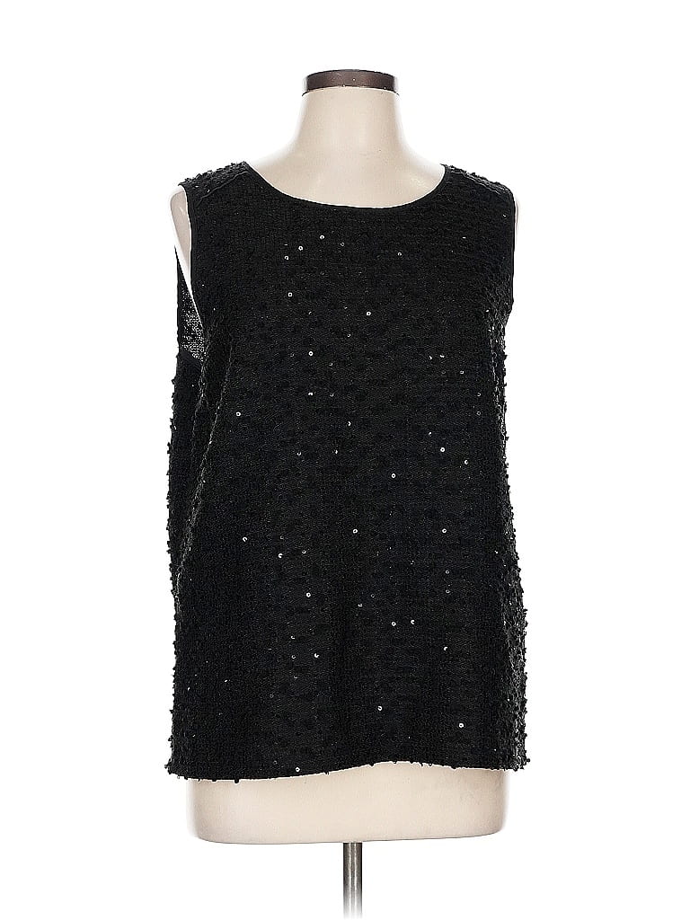 ANN TAYLOR Pre-owned Sleeveless Blouse In Black