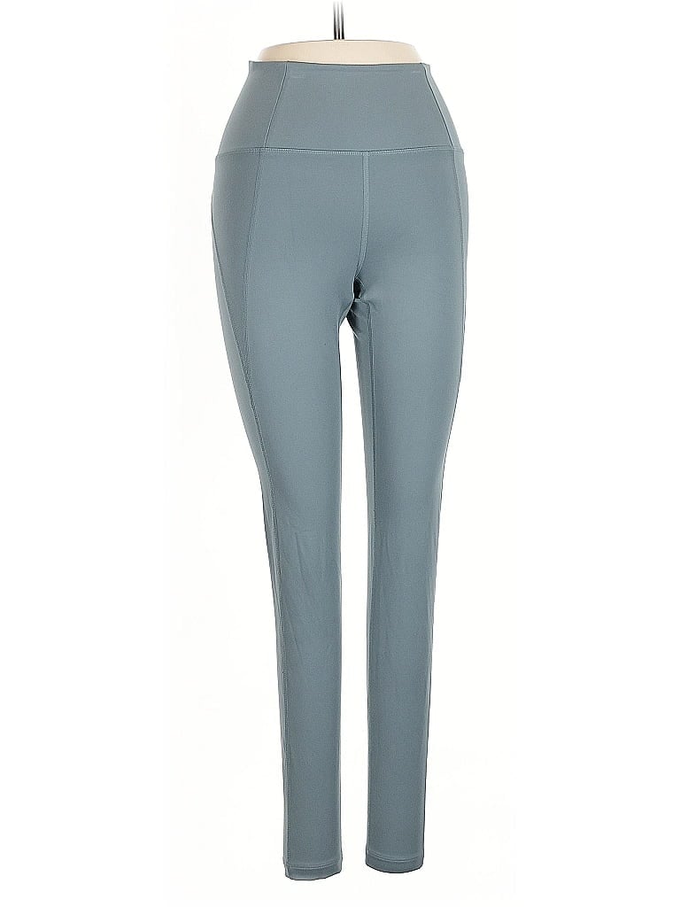 Pre-owned Girlfriend Collective Active Pants In Blue