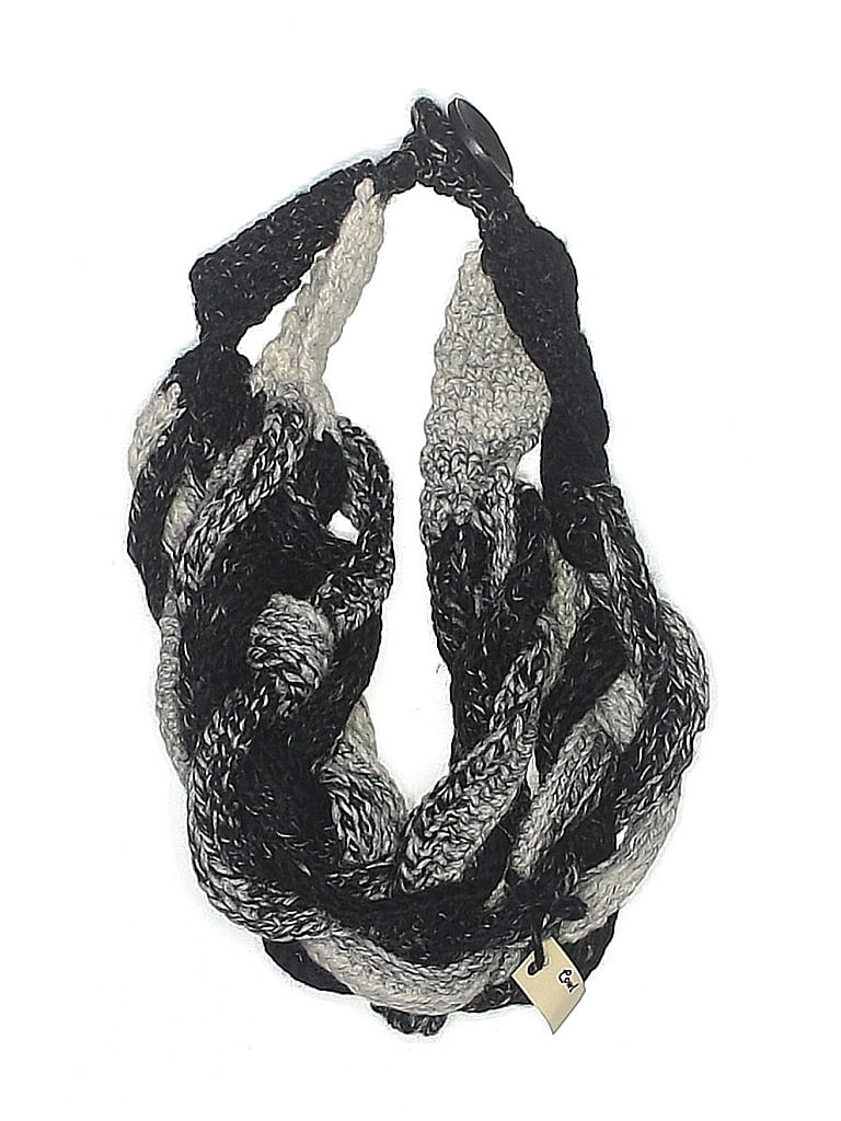 Pre-owned Assorted Brands Scarf In Black